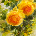 Garden Roses Watercolor